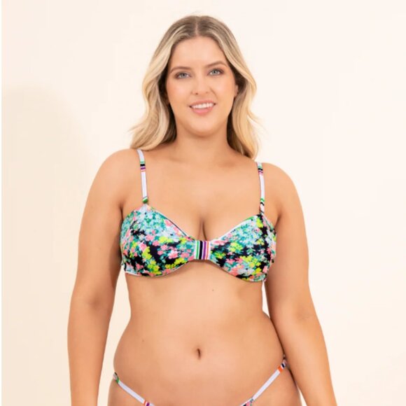 BNWT Maaji REVERSIBLE Bikini Bottom + Bikini Top SET (2 pieces) size L - Picture 6 of 10